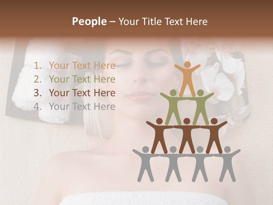 Body Salon Girl PowerPoint Template