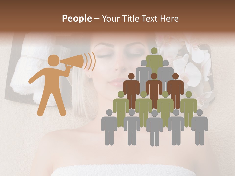 Body Salon Girl PowerPoint Template