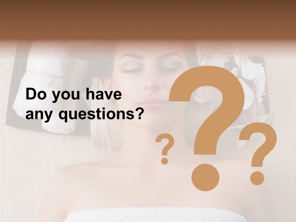 Body Salon Girl PowerPoint Template