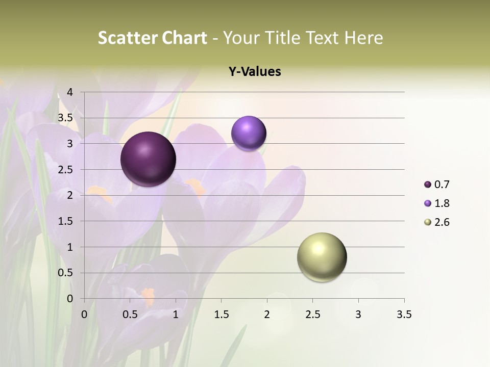 Closeup Ground Flowers PowerPoint Template