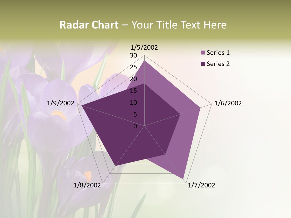 Closeup Ground Flowers PowerPoint Template