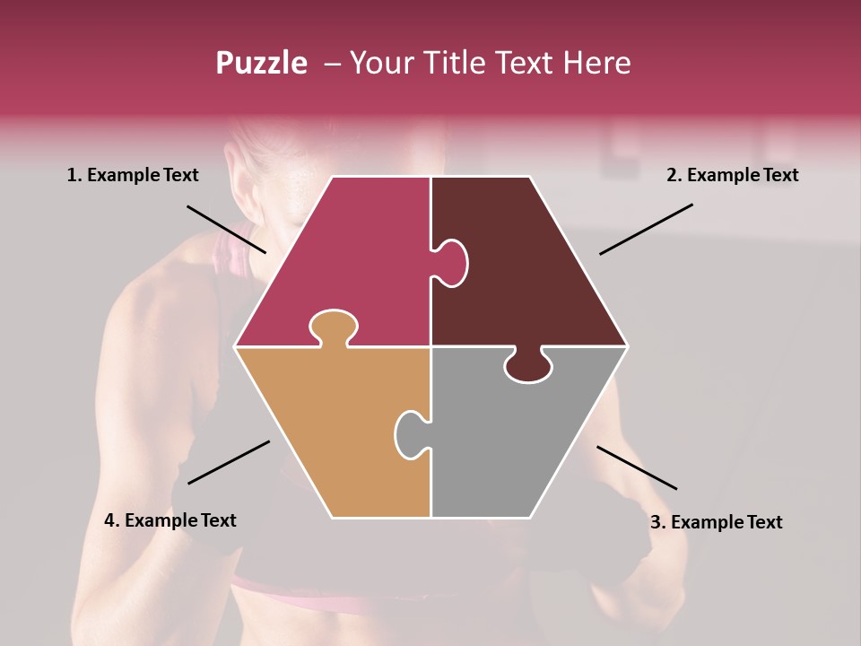 Martial Pretty Female PowerPoint Template