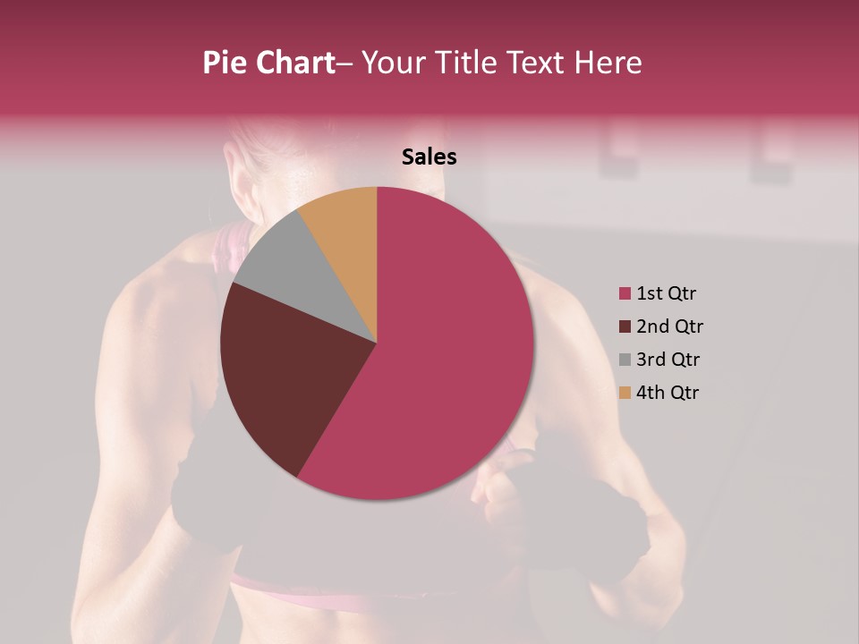 Martial Pretty Female PowerPoint Template