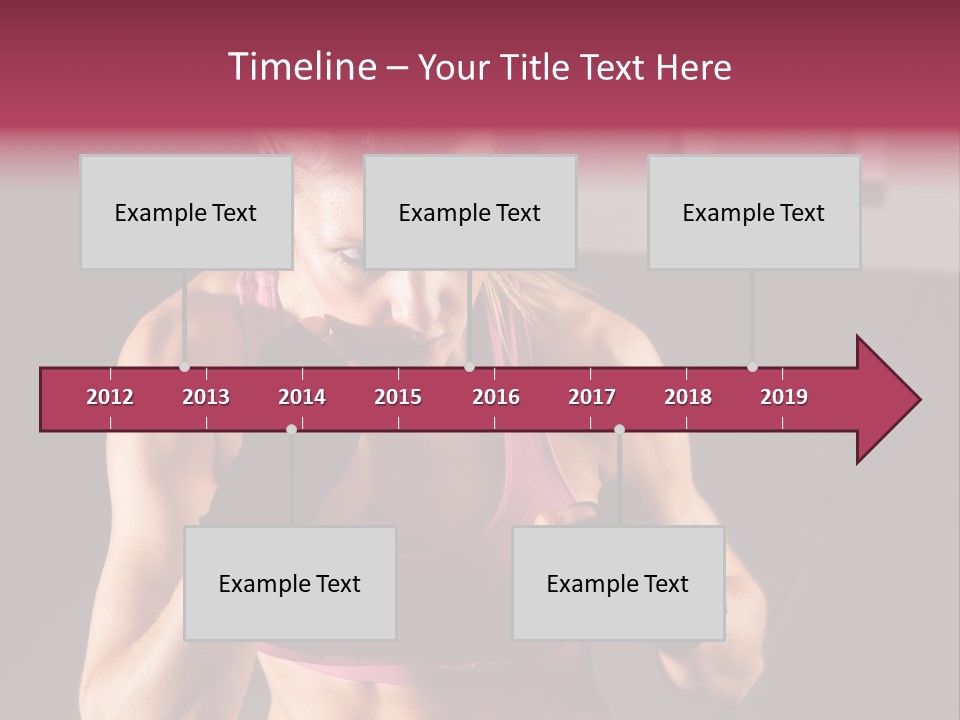 Martial Pretty Female PowerPoint Template