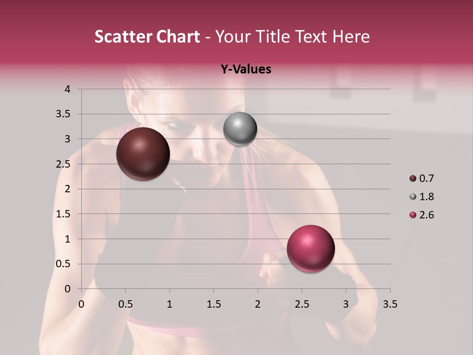 Martial Pretty Female PowerPoint Template