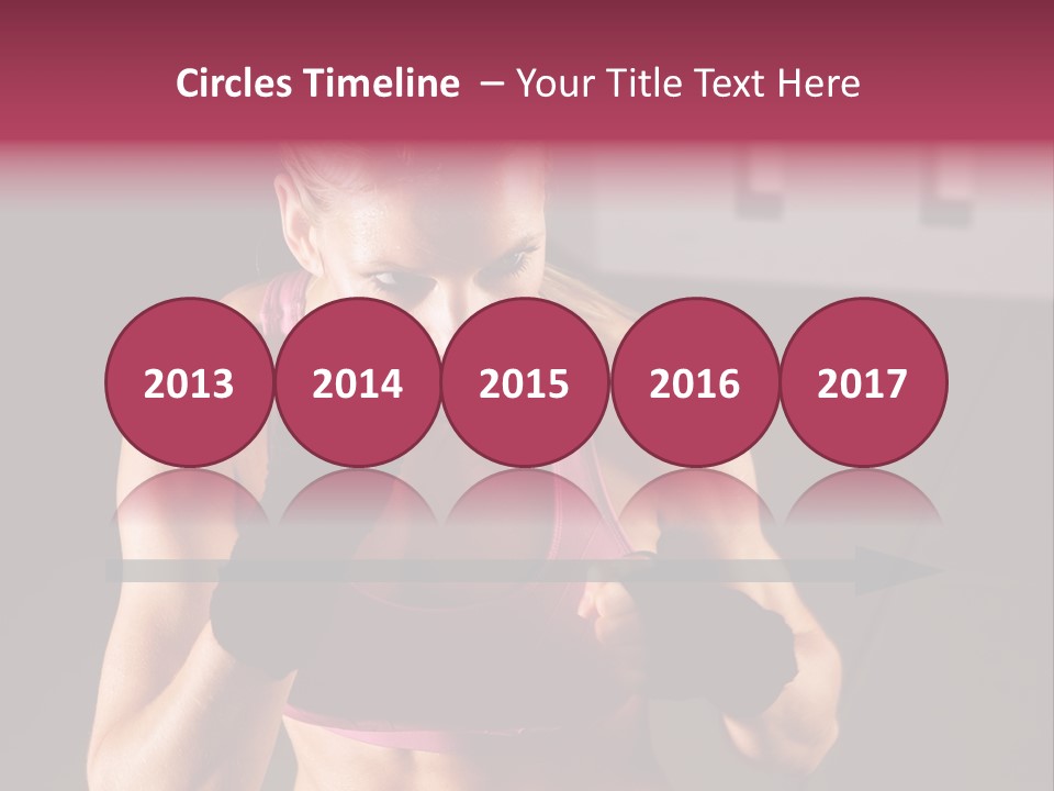 Martial Pretty Female PowerPoint Template