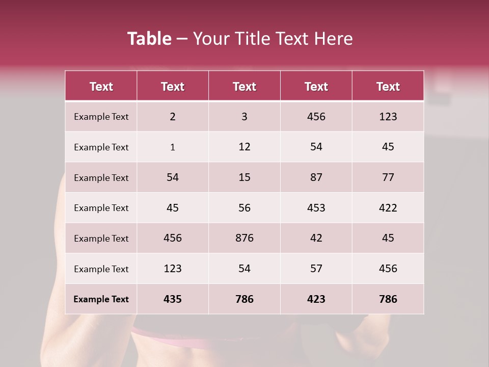 Martial Pretty Female PowerPoint Template