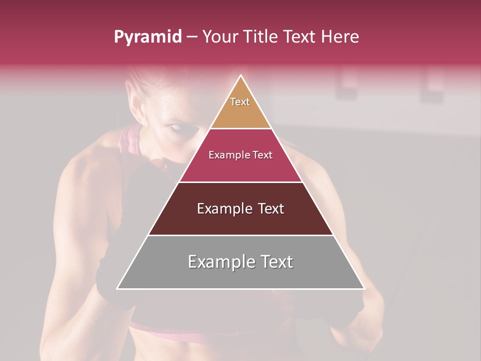 Martial Pretty Female PowerPoint Template