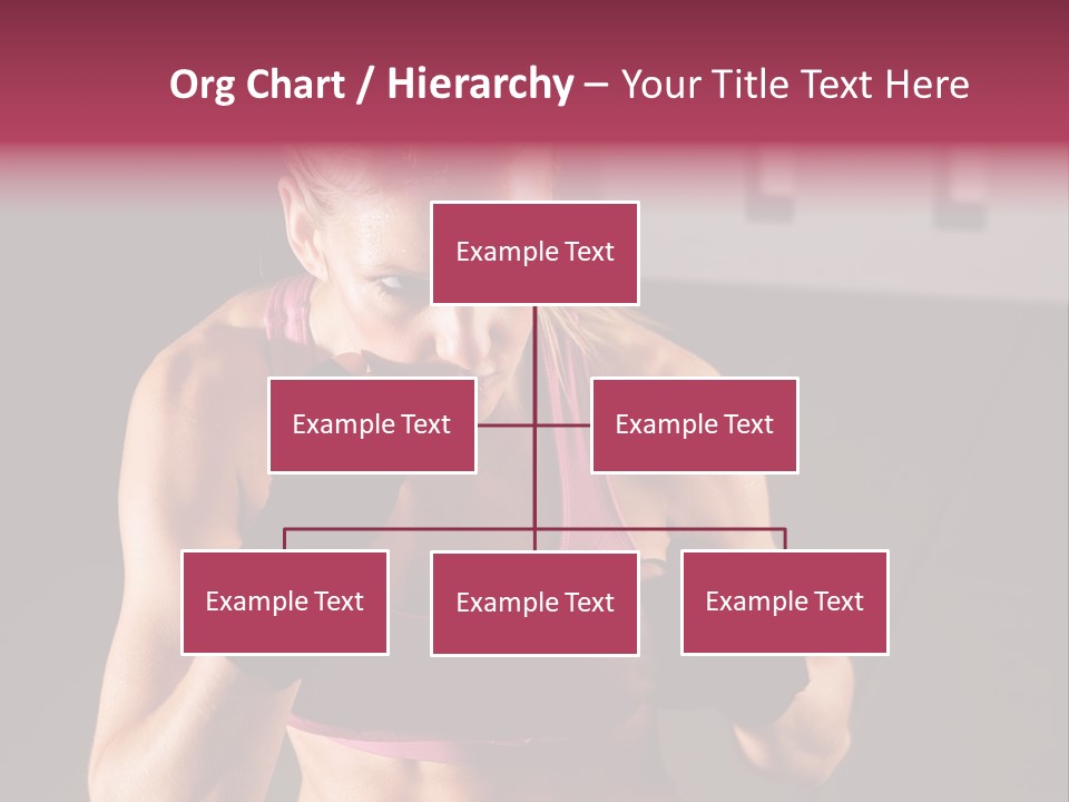 Martial Pretty Female PowerPoint Template