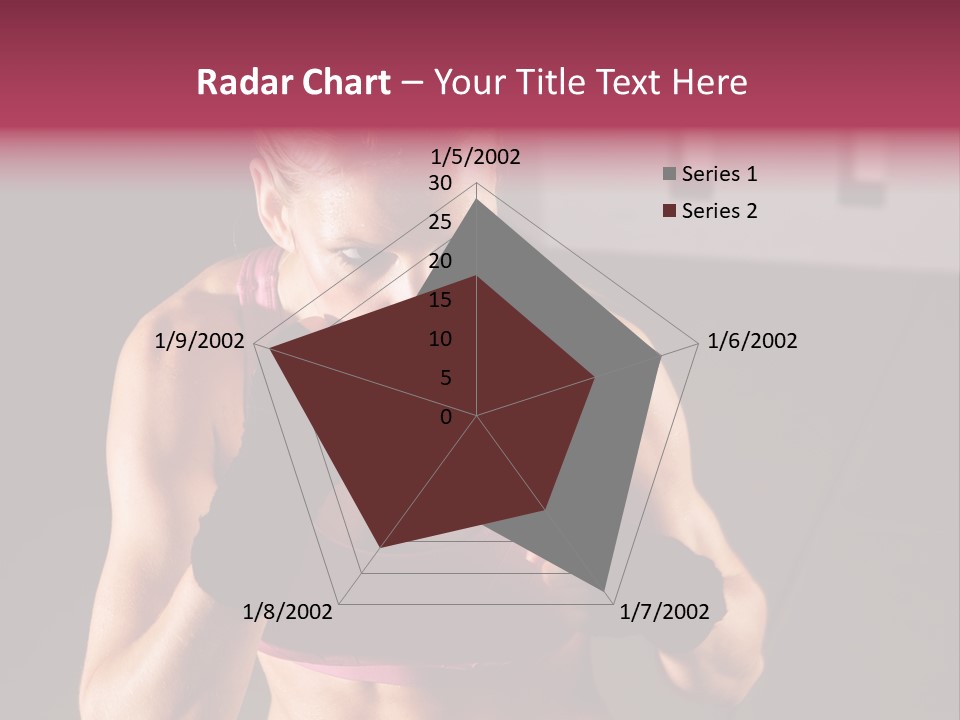 Martial Pretty Female PowerPoint Template