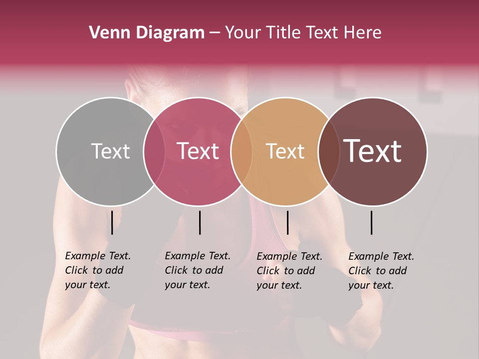 Martial Pretty Female PowerPoint Template