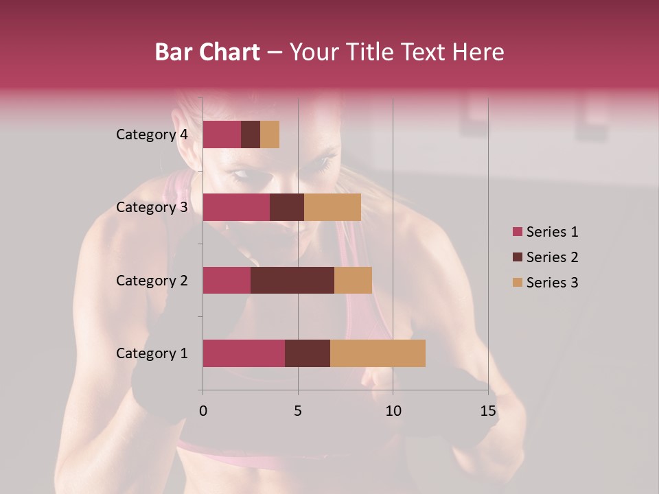 Martial Pretty Female PowerPoint Template