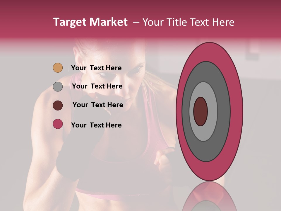 Martial Pretty Female PowerPoint Template