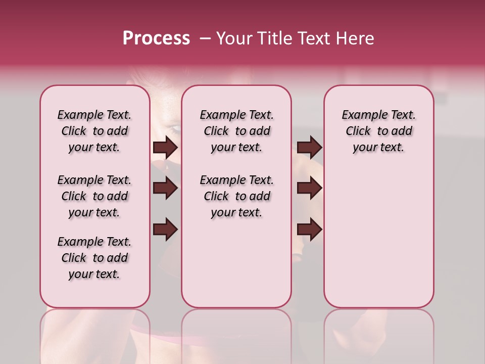 Martial Pretty Female PowerPoint Template