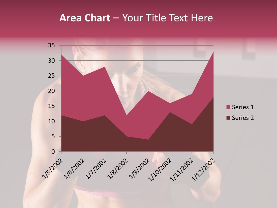 Martial Pretty Female PowerPoint Template