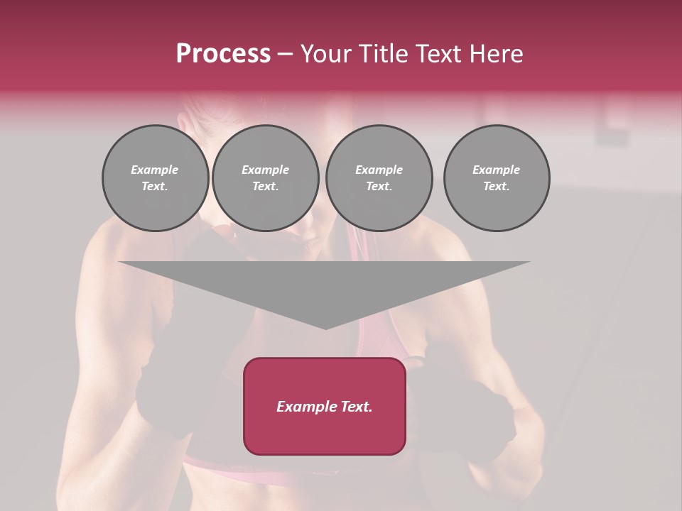 Martial Pretty Female PowerPoint Template