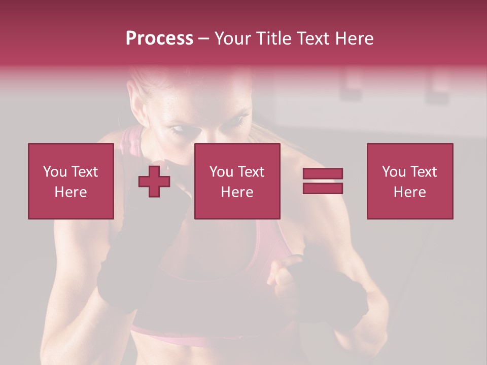 Martial Pretty Female PowerPoint Template