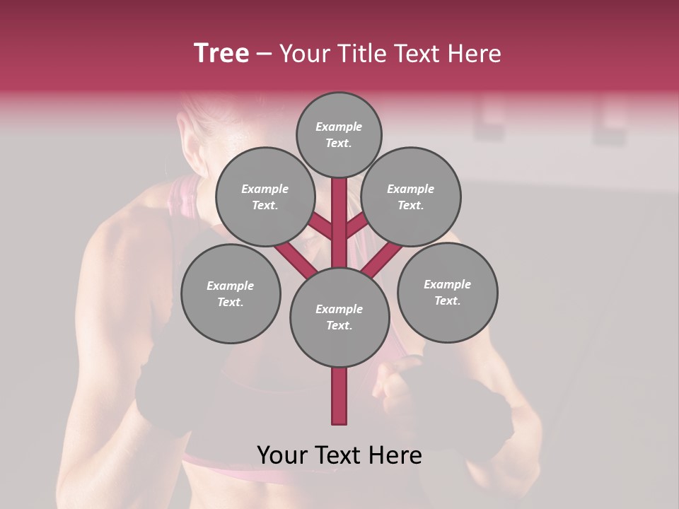 Martial Pretty Female PowerPoint Template
