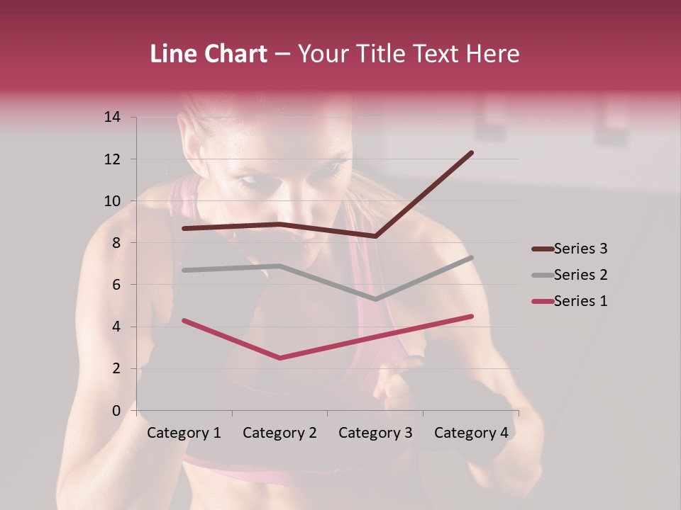 Martial Pretty Female PowerPoint Template