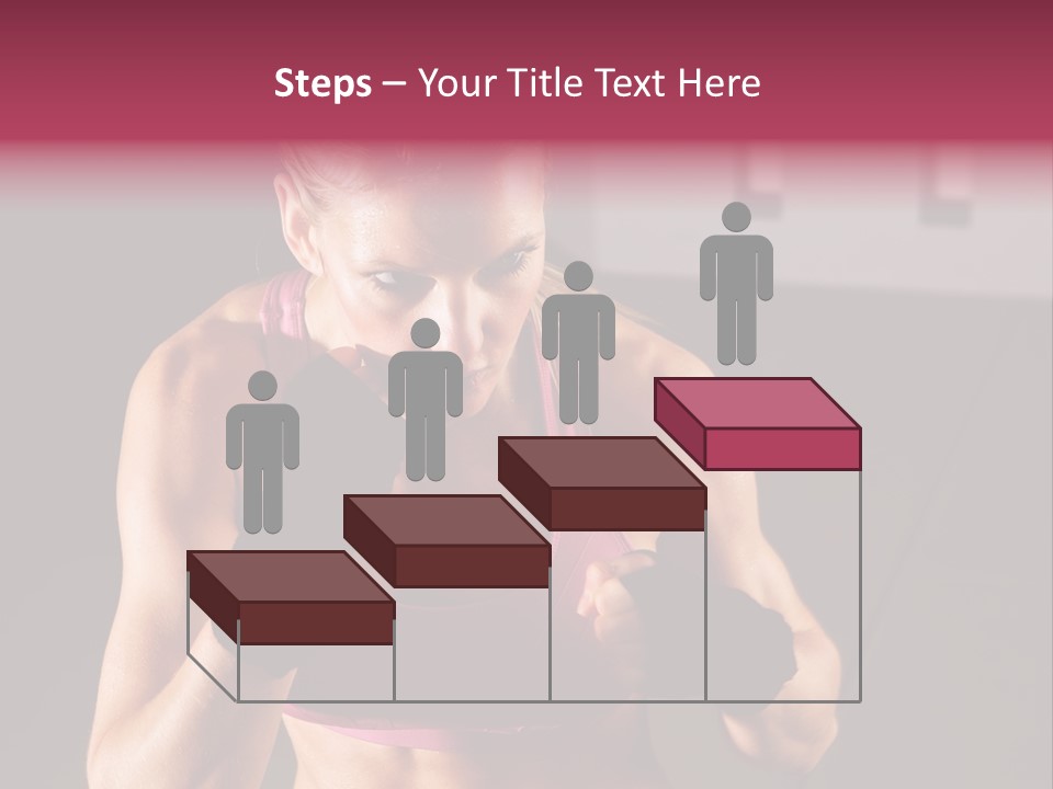 Martial Pretty Female PowerPoint Template