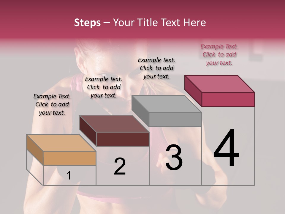 Martial Pretty Female PowerPoint Template