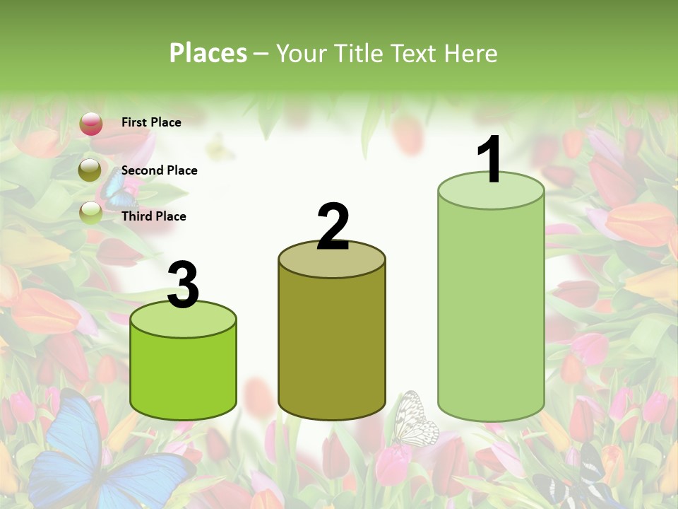 Rain Bouquet Gift PowerPoint Template