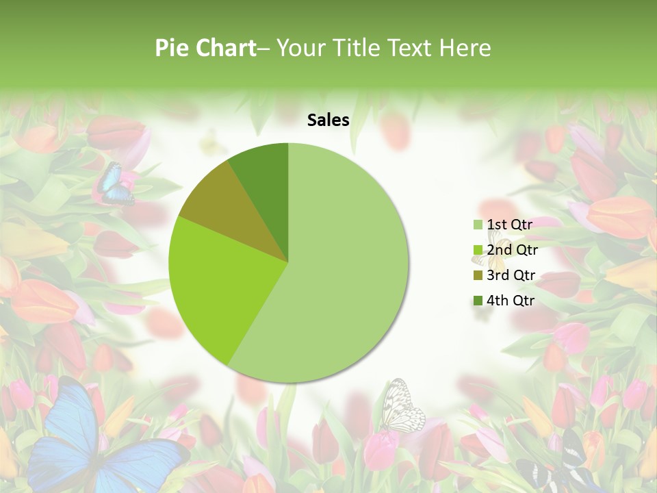 Rain Bouquet Gift PowerPoint Template