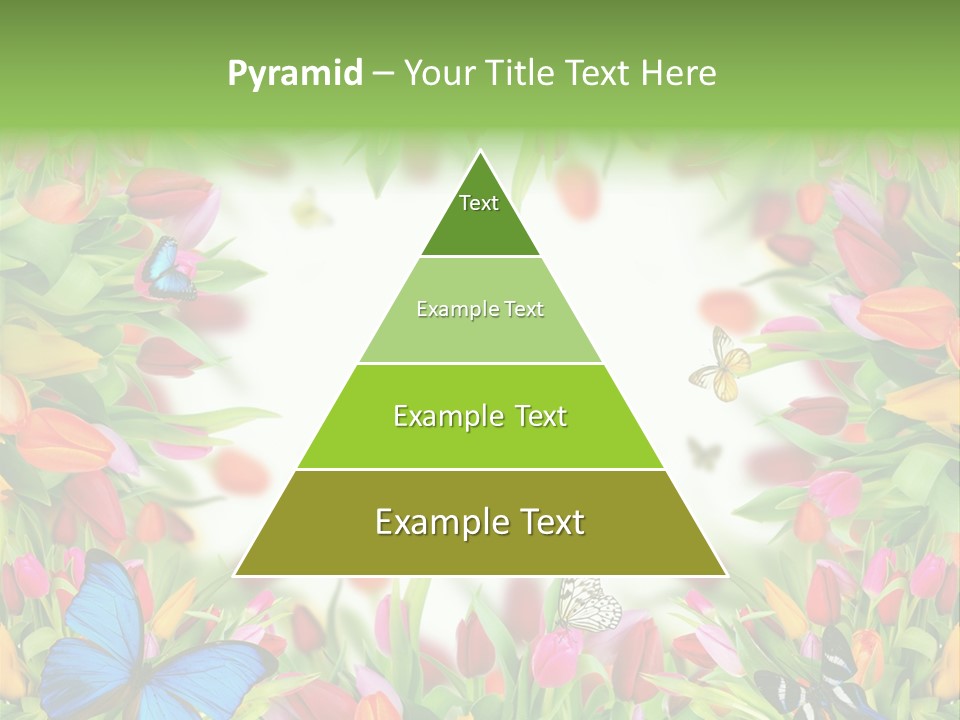 Rain Bouquet Gift PowerPoint Template