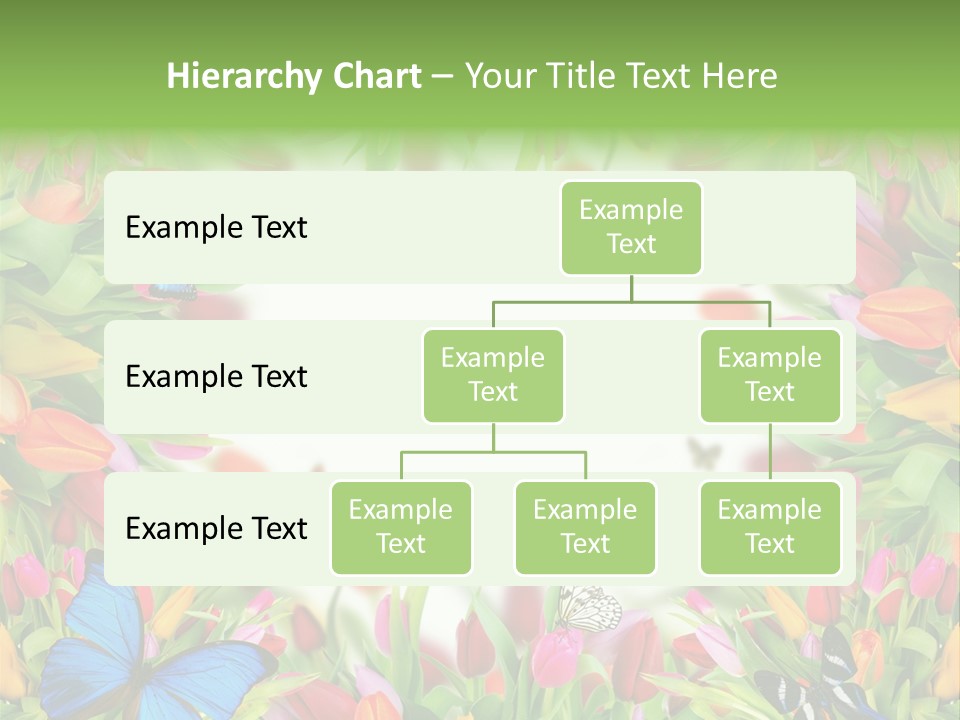 Rain Bouquet Gift PowerPoint Template