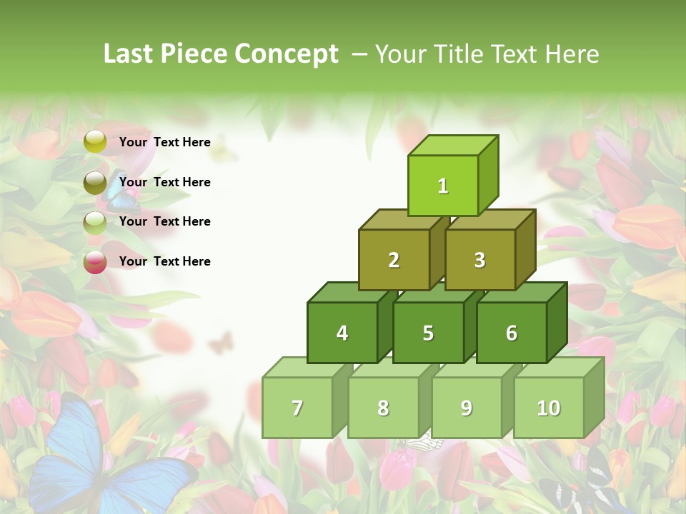 Rain Bouquet Gift PowerPoint Template