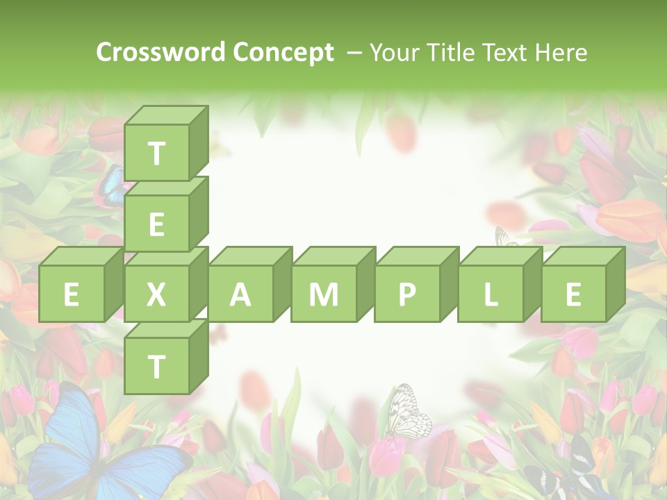 Rain Bouquet Gift PowerPoint Template