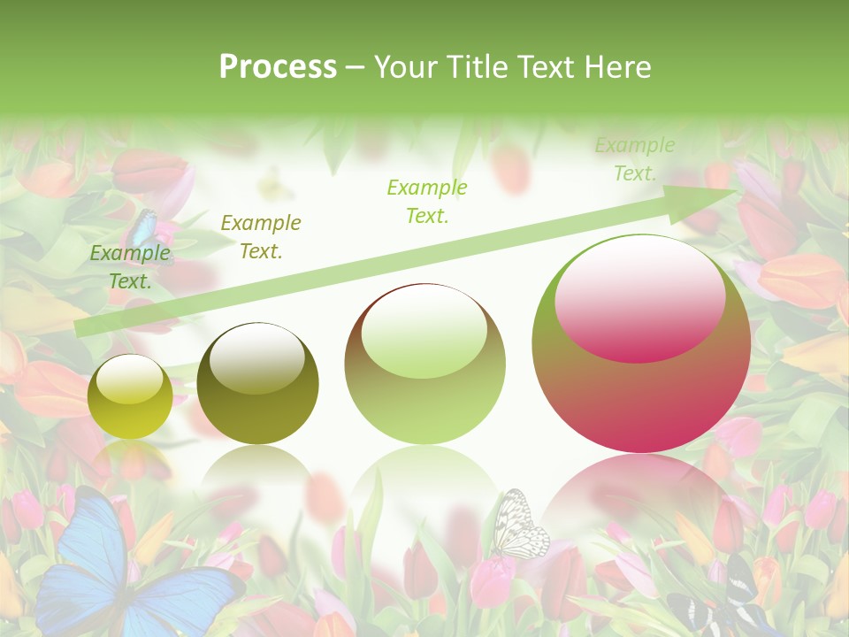 Rain Bouquet Gift PowerPoint Template