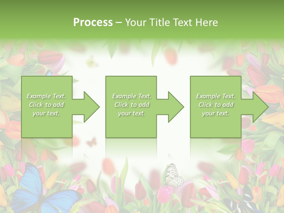 Rain Bouquet Gift PowerPoint Template