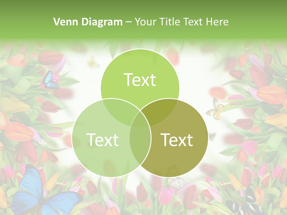 Rain Bouquet Gift PowerPoint Template