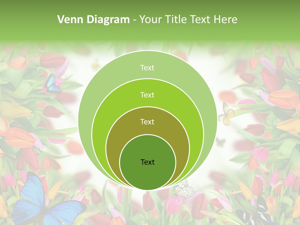 Rain Bouquet Gift PowerPoint Template