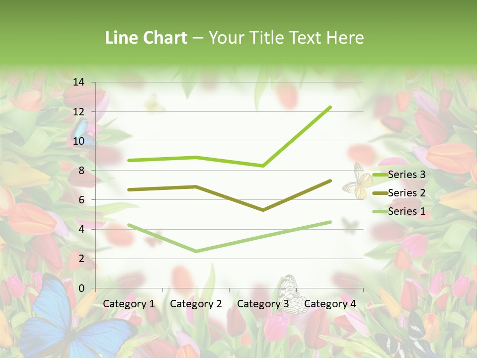 Rain Bouquet Gift PowerPoint Template