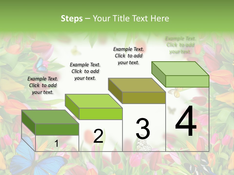 Rain Bouquet Gift PowerPoint Template