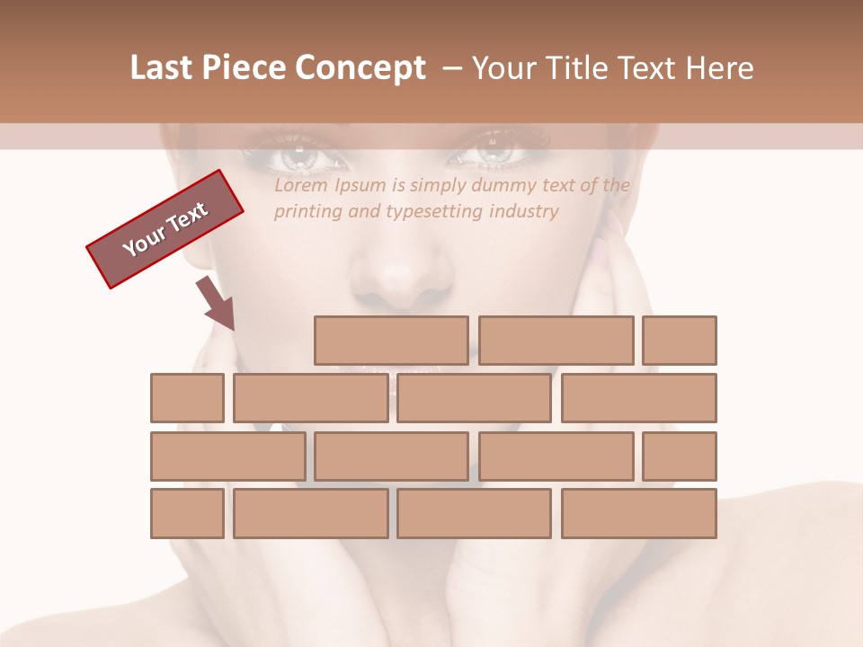Face Background Care PowerPoint Template