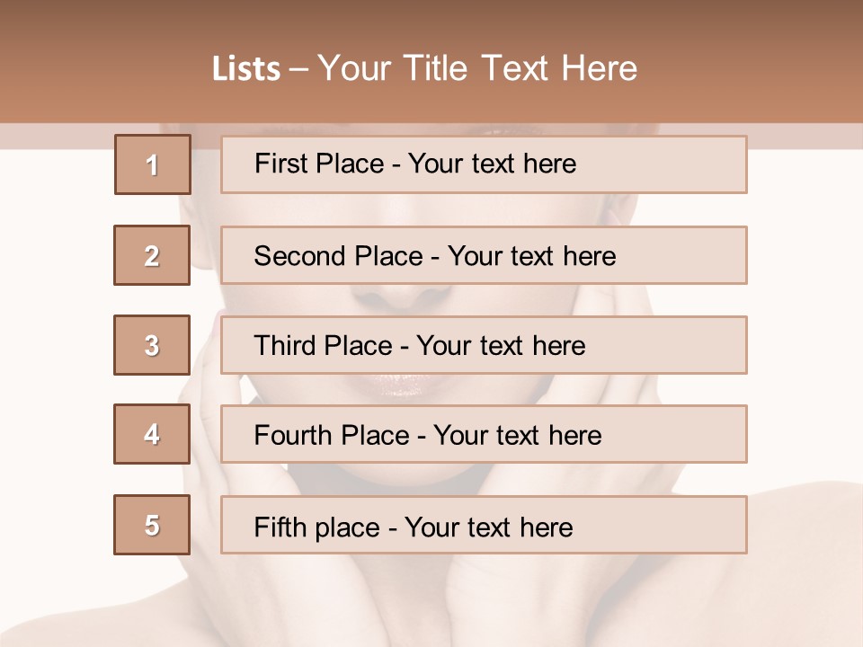 Face Background Care PowerPoint Template