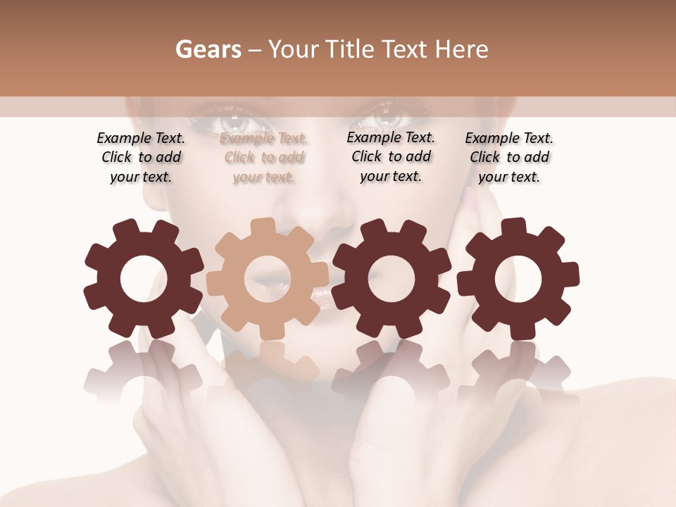 Face Background Care PowerPoint Template