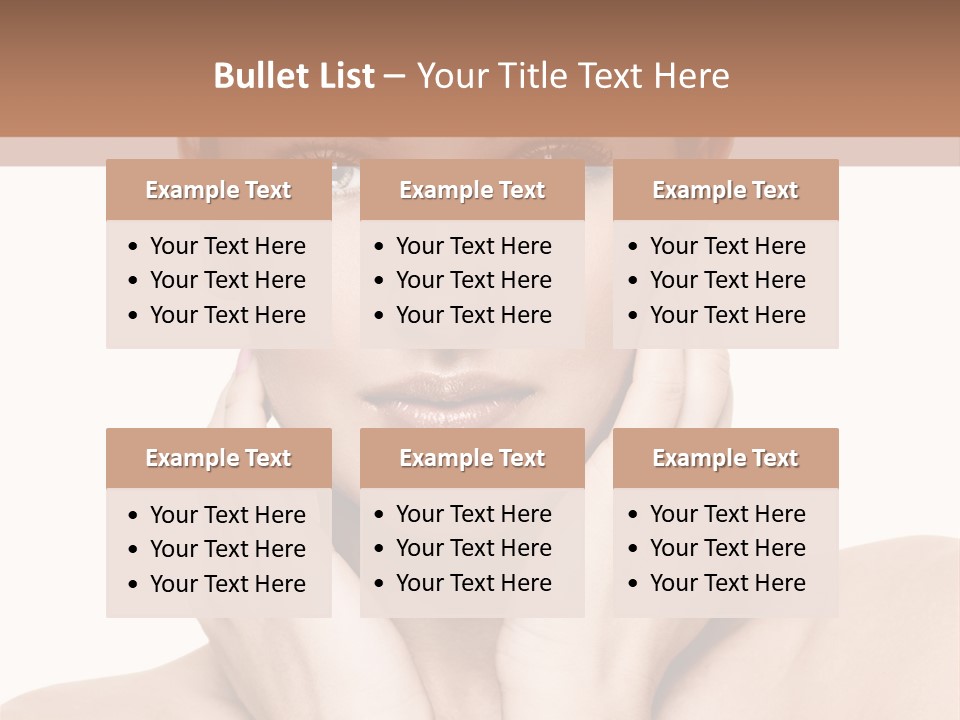 Face Background Care PowerPoint Template