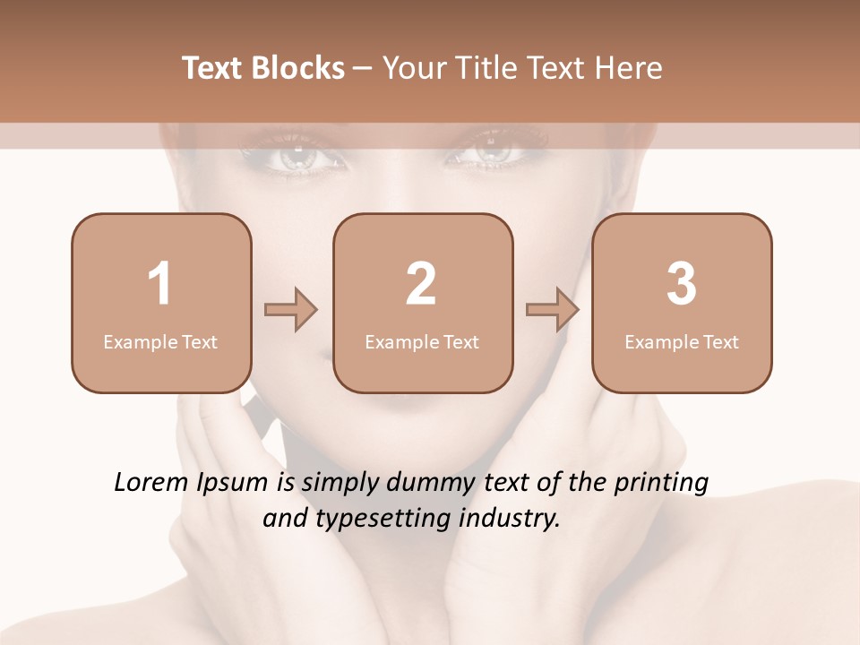 Face Background Care PowerPoint Template