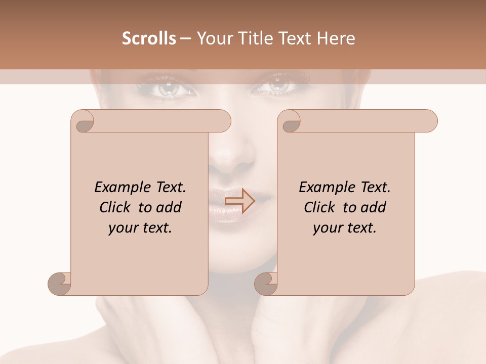 Face Background Care PowerPoint Template