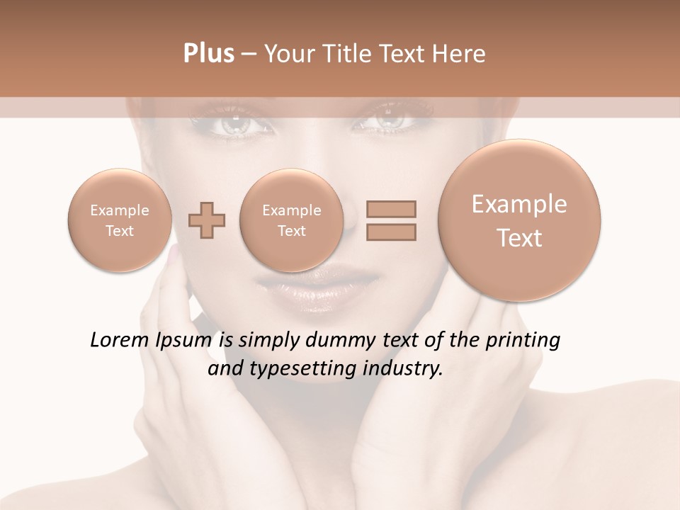 Face Background Care PowerPoint Template