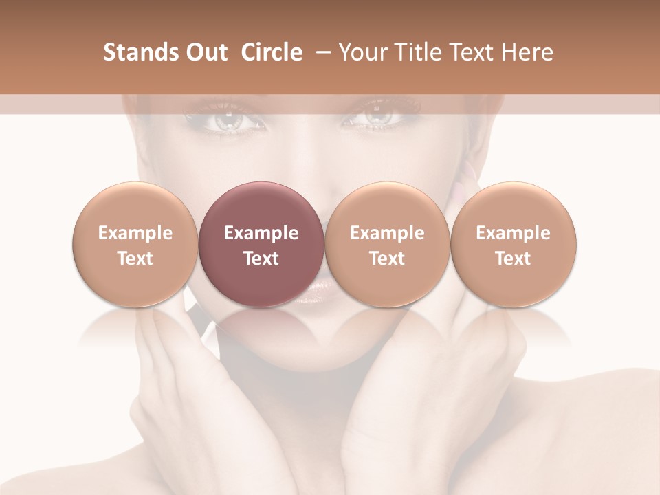 Face Background Care PowerPoint Template