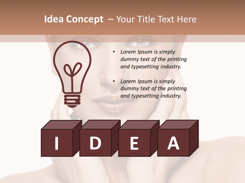 Face Background Care PowerPoint Template