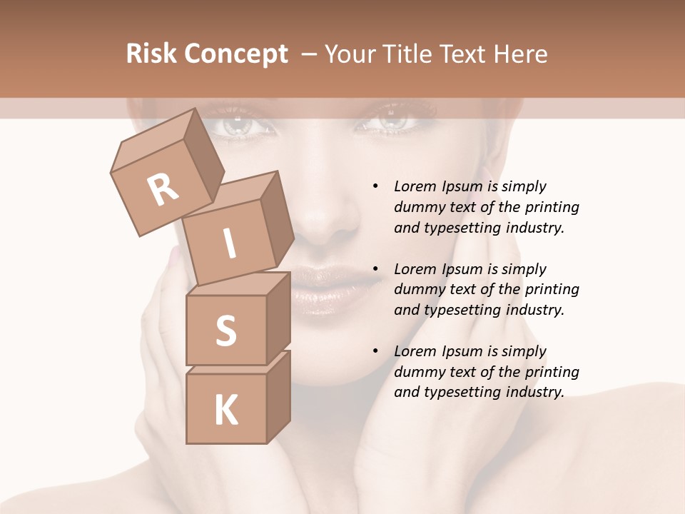 Face Background Care PowerPoint Template