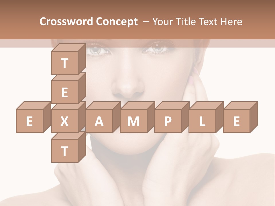 Face Background Care PowerPoint Template