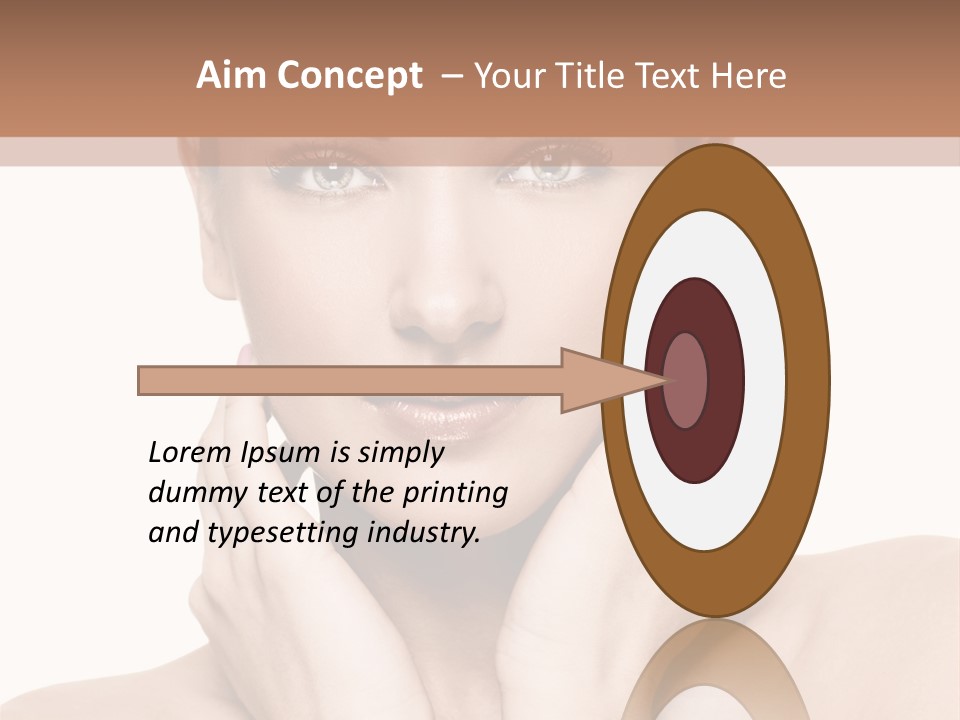 Face Background Care PowerPoint Template