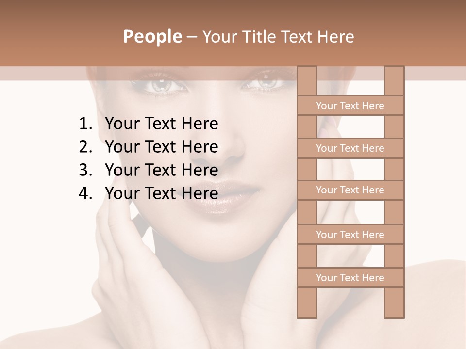 Face Background Care PowerPoint Template